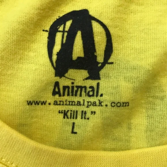 Animal Pak Iconic Yellow t-shirt. Size large. Excellent condition! - Picture 4 of 9